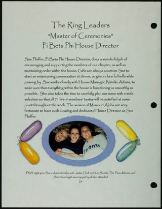 Missouri Alpha Chapter History Binder, Spring 2002, Page 24