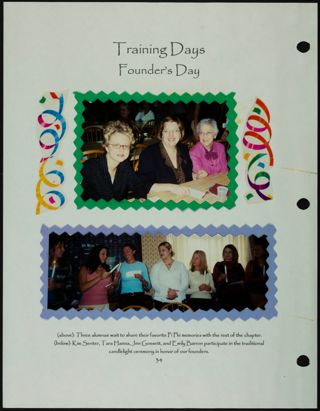Missouri Alpha Chapter History Binder, Spring 2002, Page 34