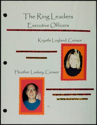 Missouri Alpha Chapter History Binder, Spring 2002, Page 17