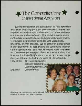 Missouri Alpha Chapter History Binder, Fall 2001, Page 40