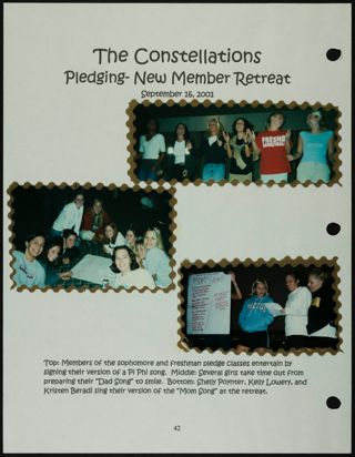 Missouri Alpha Chapter History Binder, Fall 2001, Page 38