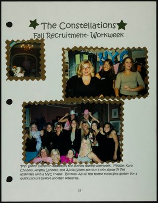 Missouri Alpha Chapter History Binder, Fall 2001, Page 31