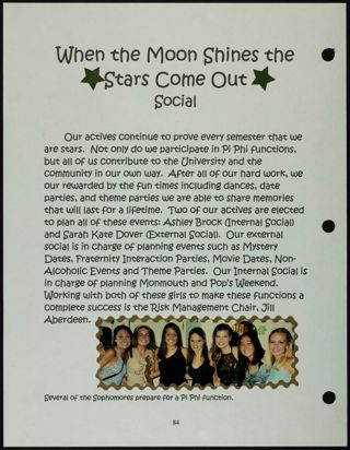 Missouri Alpha Chapter History Binder, Fall 2001, Page 83