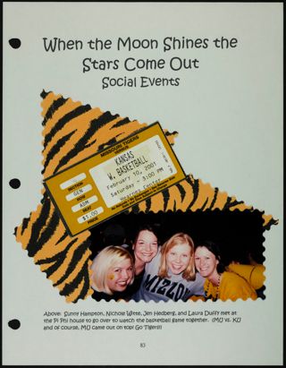 Missouri Alpha Chapter History Binder, Spring 2001, Page 90