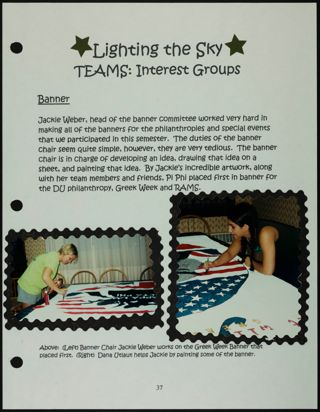 Missouri Alpha Chapter History Binder, Spring 2001, Page 44