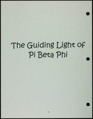 Missouri Alpha Chapter History Binder, Spring 2001, Page 9