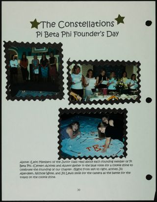 Missouri Alpha Chapter History Binder, Spring 2001, Page 31