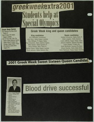 Missouri Alpha Chapter History Binder, Spring 2001, Page 94