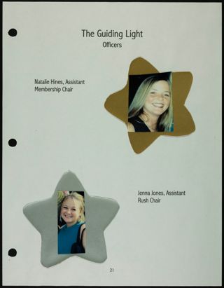 Missouri Alpha Chapter History Binder, Spring 2000, Page 22