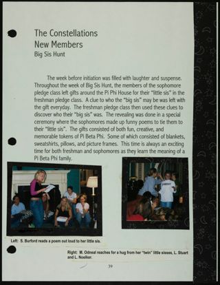 Missouri Alpha Chapter History Binder, Spring 2000, Page 41