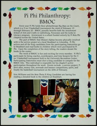 Missouri Alpha Chapter History Binder, Spring 1999, Page 46