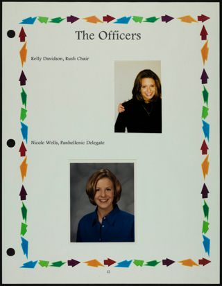 Missouri Alpha Chapter History Binder, Spring 1999, Page 11