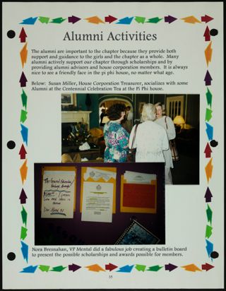 Missouri Alpha Chapter History Binder, Spring 1999, Page 34