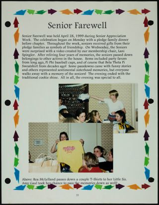Missouri Alpha Chapter History Binder, Spring 1999, Page 32