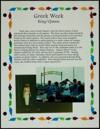 Missouri Alpha Chapter History Binder, Spring 1999, Page 54