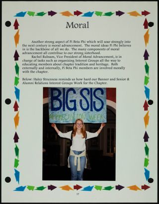 Missouri Alpha Chapter History Binder, Spring 1999, Page 36