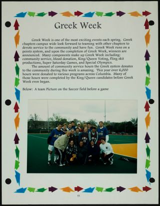 Missouri Alpha Chapter History Binder, Spring 1999, Page 52