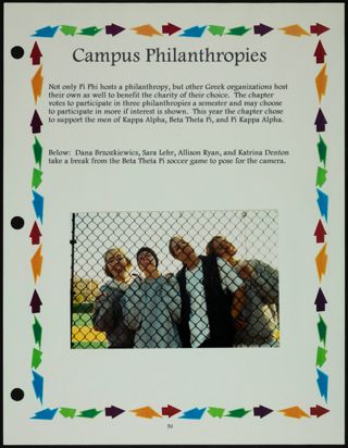 Missouri Alpha Chapter History Binder, Spring 1999, Page 49
