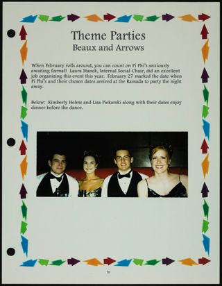 Missouri Alpha Chapter History Binder, Spring 1999, Page 69