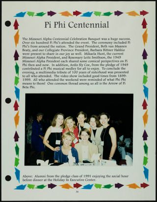 Missouri Alpha Chapter History Binder, Spring 1999, Page 29
