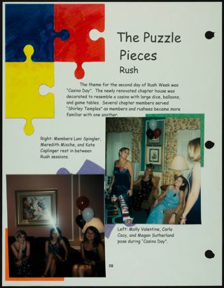 Missouri Alpha Chapter History Binder, Fall 1998, Page 37