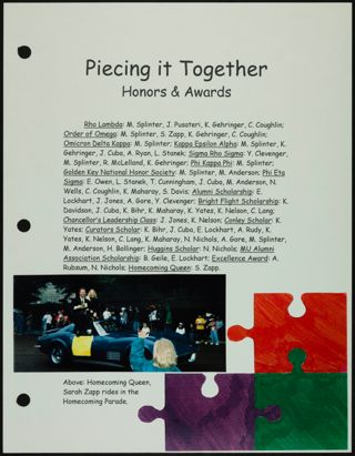 Missouri Alpha Chapter History Binder, Fall 1998, Page 92