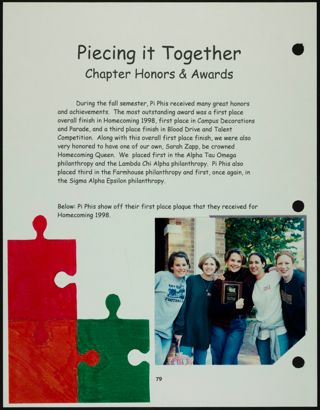 Missouri Alpha Chapter History Binder, Fall 1998, Page 93