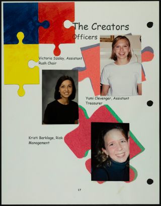 Missouri Alpha Chapter History Binder, Fall 1998, Page 19