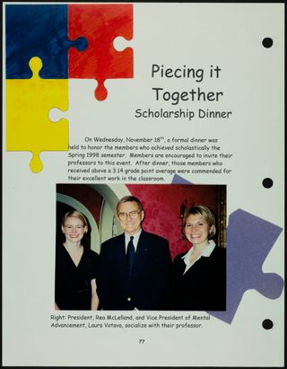 Missouri Alpha Chapter History Binder, Fall 1998, Page 91