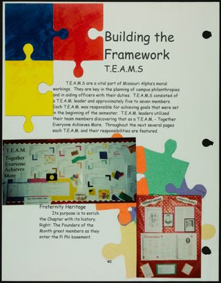 Missouri Alpha Chapter History Binder, Fall 1998, Page 51
