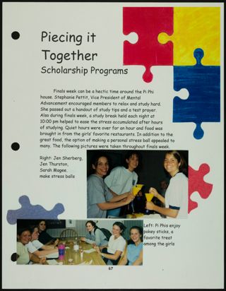 Missouri Alpha Chapter History Binder, Spring 1998, Page 76