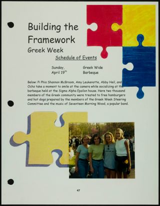 Missouri Alpha Chapter History Binder, Spring 1998, Page 54