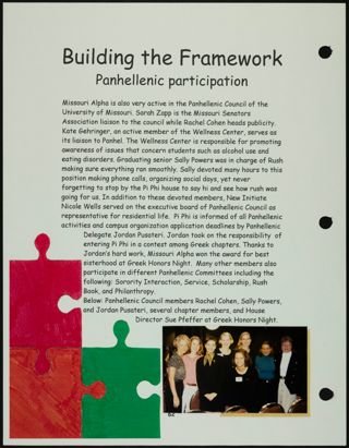 Missouri Alpha Chapter History Binder, Spring 1998, Page 69