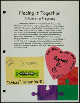 Missouri Alpha Chapter History Binder, Spring 1998, Page 74