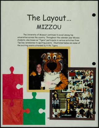 Missouri Alpha Chapter History Binder, Spring 1998, Page 25