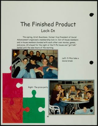 Missouri Alpha Chapter History Binder, Spring 1998, Page 93