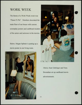 Missouri Alpha Chapter History Binder, Fall 1997, Page 20