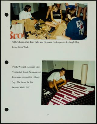 Missouri Alpha Chapter History Binder, Fall 1997, Page 19