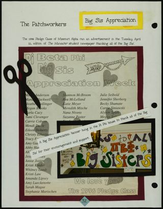 Missouri Alpha Chapter History Binder, Spring 1997, Page 31