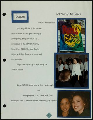 Missouri Alpha Chapter History Binder, Spring 1997, Page 52