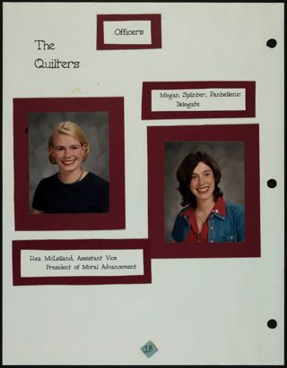Missouri Alpha Chapter History Binder, Spring 1997, Page 19