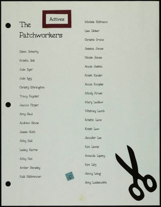 Missouri Alpha Chapter History Binder, Spring 1997, Page 6