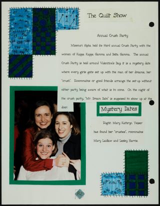 Missouri Alpha Chapter History Binder, Spring 1997, Page 77