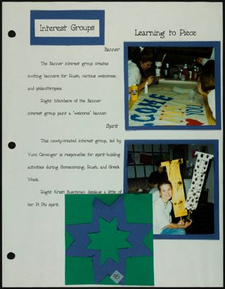 Missouri Alpha Chapter History Binder, Spring 1997, Page 44