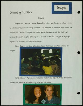 Missouri Alpha Chapter History Binder, Spring 1997, Page 65