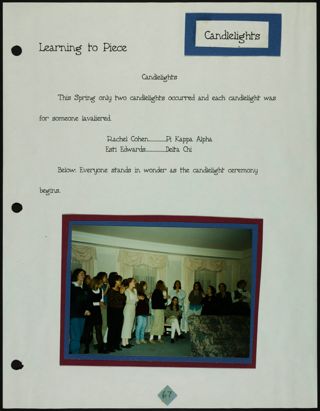 Missouri Alpha Chapter History Binder, Spring 1997, Page 64