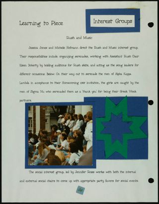 Missouri Alpha Chapter History Binder, Spring 1997, Page 45