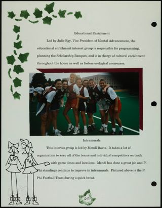 Missouri Alpha Chapter History Binder, Fall 1996, Page 63