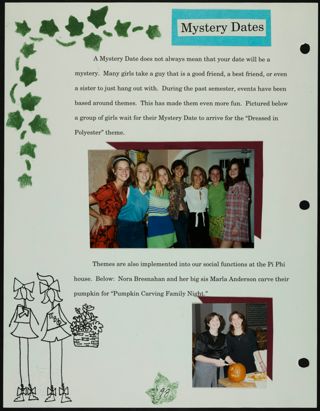 Missouri Alpha Chapter History Binder, Fall 1996, Page 99