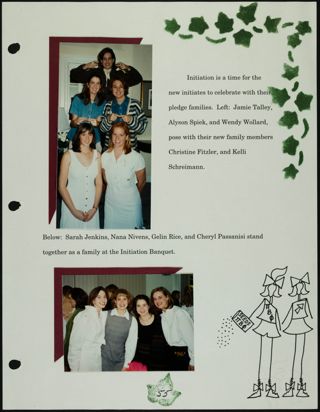 Missouri Alpha Chapter History Binder, Fall 1996, Page 56